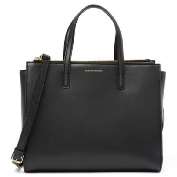 NWOT BCBGMAXAZRIA Marcelina Leather Tote - Picture 2 of 8